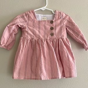 Cotton long sleeve 6-9month dress